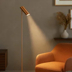 Lampade Da Terra-Selezionato da Mazzolaluce Lampada da terra bronzo elegante orientabile