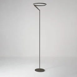 Lampade Da Terra-Vivida International Lampada da terra bronzo moderna led 27w 3000k 4000k vivida meridiana