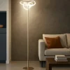 Lampade Da Terra-Selezionato da Mazzolaluce Lampada da terra design moderna oro led 28w 3000k