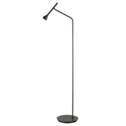 Lampade Da Terra-Ideal Lux Lampada da terra diesis pt orientabile led 3000k nera