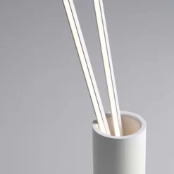 Lampade Da Terra-Selezionato da Mazzolaluce Lampada da terra due luci led 3000k dimmerabile per salotto