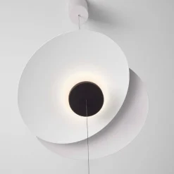 Lampade Da Terra-Selezionato da Mazzolaluce Lampada da terra fissaggio a soffitto bianca moderna led dimmerabile