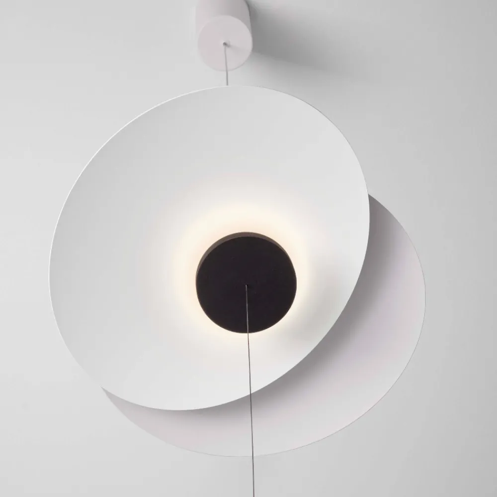 Lampade Da Terra-Selezionato da Mazzolaluce Lampada da terra fissaggio a soffitto bianca moderna led dimmerabile