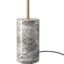 Lampade Da Terra-Maytoni Lampada da terra kyoto per salotto moderna oro base di marmo