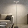 Lampade Da Terra-Gea Luce Lampada da terra led 3000k criseide nera design moderno