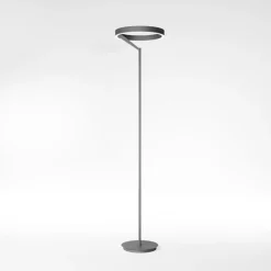 Lampade Da Terra-Gea Luce Lampada da terra led 3000k criseide nera design moderno