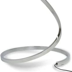 Lampade Da Terra-Selezionato da Mazzolaluce Lampada da terra led per soggiorno design moderna cromo