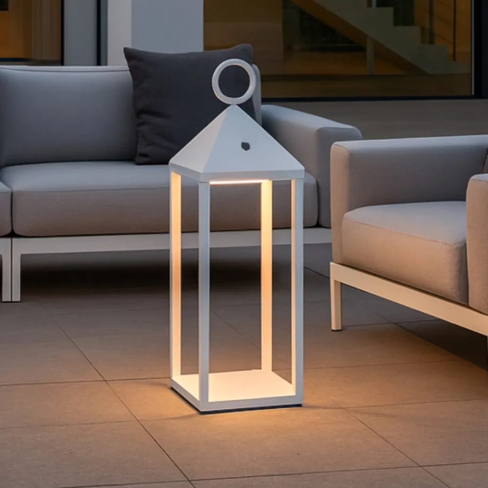 Lampade Da Esterno Giardino-Selezionato da Mazzolaluce Lampada da terra led portatile bianca per esterno