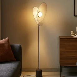 Lampade Da Terra-Maytoni Lampada da terra evolution moderna led 3000k design particolare