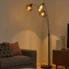 Lampade Da Terra-Selezionato da Mazzolaluce Lampada da terra moderna a tre luci pendenti per soggiorno
