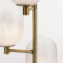 Lampade Da Terra-Selezionato da Mazzolaluce Lampada da terra moderna colore oro sfere di vetro