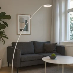 Lampade Da Terra-Gea Luce Lampada da terra moderna gpi30 led 3000k dimmerabile bianco orientabile