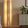 Lampade Da Terra-Selezionato da Mazzolaluce Lampada da terra moderna in legno per camera da letto h121 cm rettangolare