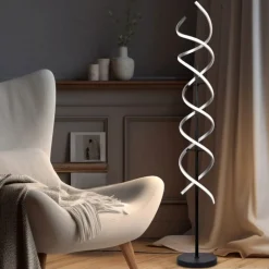 Lampade Da Terra-Selezionato da Mazzolaluce Lampada da terra moderna led da 2300k a 4000k a spirale