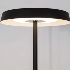 Lampade Da Terra-Selezionato da Mazzolaluce Lampada da terra moderna led 3000k nera h170 cm