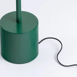 Lampade Da Terra-Selezionato da Mazzolaluce Lampada da terra moderna led 3000k tondo verde h136 cm