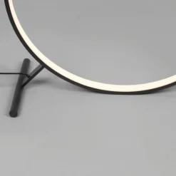 Lampade Da Terra-Selezionato da Mazzolaluce Lampada da terra moderna led 3000k circolare dimmerabile