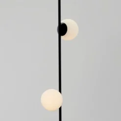 Lampade Da Terra-Selezionato da Mazzolaluce Lampada da terra moderna led 3000k due luci sferiche