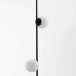 Lampade Da Terra-Selezionato da Mazzolaluce Lampada da terra moderna led 3000k due luci sferiche