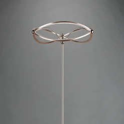 Lampade Da Terra-Selezionato da Mazzolaluce Lampada da terra moderna led 3000k per soggiorno metallo ottone