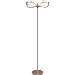 Lampade Da Terra-Selezionato da Mazzolaluce Lampada da terra moderna led 3000k per soggiorno metallo ottone
