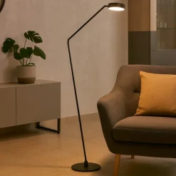 Lampade Da Terra-Selezionato da Mazzolaluce Lampada da terra moderna led 3000k tondo orientabile