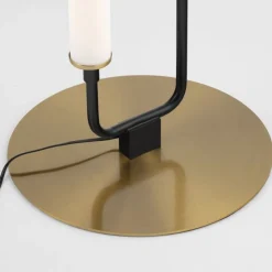 Lampade Da Terra-Selezionato da Mazzolaluce Lampada da terra moderna led 3000k base colore oro