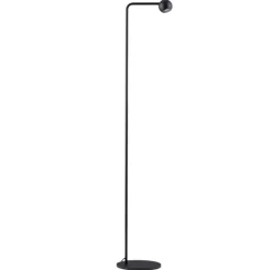 Lampade Da Terra-Selezionato da Mazzolaluce Lampada da terra moderna led 3000k orientabile nera