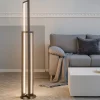 Lampade Da Terra-Selezionato da Mazzolaluce Lampada da terra moderna led 3000k rettangolare nera