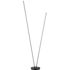 Lampade Da Terra-Selezionato da Mazzolaluce Lampada da terra moderna led 3000k nera per salotto
