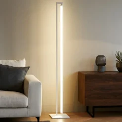 Lampade Da Terra-Selezionato da Mazzolaluce Lampada da terra moderna led luce parabola girevole design squadrato
