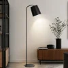Lampade Da Terra-Selezionato da Mazzolaluce Lampada da terra moderna nera per salotto h188 cm