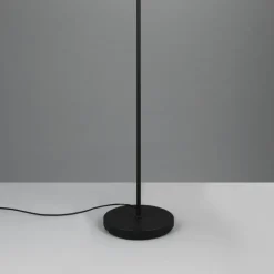 Lampade Da Terra-Selezionato da Mazzolaluce Lampada da terra moderna nera con due luci orientabili h161 cm