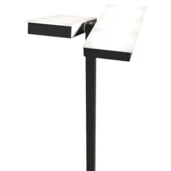 Lampade Da Terra-Top Light Lampada da terra moderna nera luci orientabili