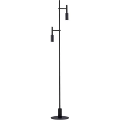 Lampade Da Terra-Selezionato da Mazzolaluce Lampada da terra moderna nera led 14w 3000k luci orientabili da lettura