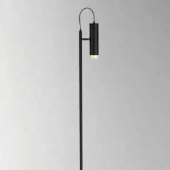 Lampade Da Terra-Selezionato da Mazzolaluce Lampada da terra moderna orientabile nera h160 cm