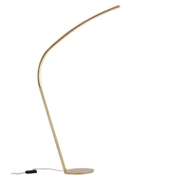 Lampade Da Terra-Ondaluce Lampada da terra moderna oro led 3000k style