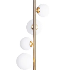 Lampade Da Terra-Selezionato da Mazzolaluce Lampada da terra moderna oro per salotto