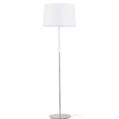 Lampade Da Terra-Selezionato da Mazzolaluce Lampada da terra moderna paralume bianco per soggiorno