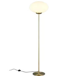 Lampade Da Terra-Selezionato da Mazzolaluce Lampada da terra moderna per salotto colore oro h150 cm