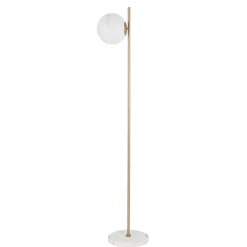 Lampade Da Terra-Selezionato da Mazzolaluce Lampada da terra moderna per salotto base in marmo