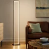 Lampade Da Terra-Selezionato da Mazzolaluce Lampada da terra moderna rettangolare nera led 36w 3000k design
