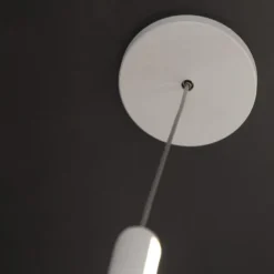 Lampade Da Terra-Selezionato da Mazzolaluce Lampada da terra moderna sospesa bianca led 3000k dimmerabile
