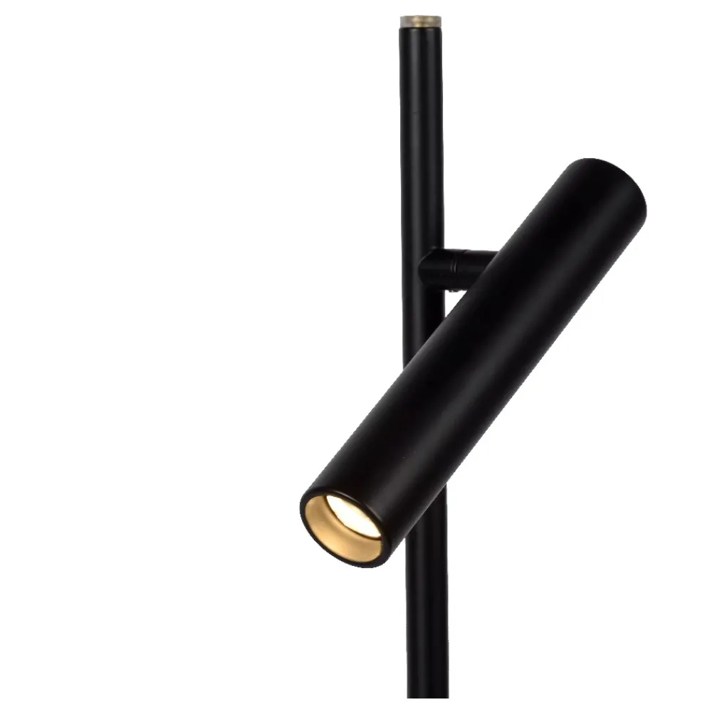 Lampade Da Terra-Selezionato da Mazzolaluce Lampada da terra nera con luce orientabile led 3000k dimmerabile