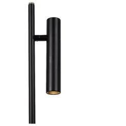 Lampade Da Terra-Selezionato da Mazzolaluce Lampada da terra nera con luce orientabile led 3000k dimmerabile