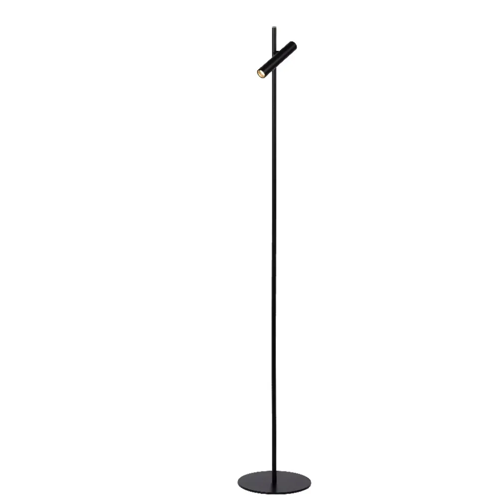 Lampade Da Terra-Selezionato da Mazzolaluce Lampada da terra nera con luce orientabile led 3000k dimmerabile