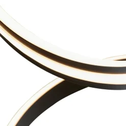 Lampade Da Terra-Selezionato da Mazzolaluce Lampada da terra nera design moderna led 34w 2300k 3000k 4000k