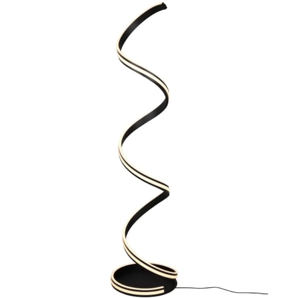 Lampade Da Terra-Selezionato da Mazzolaluce Lampada da terra nera design moderna led 34w 2300k 3000k 4000k