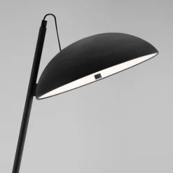 Lampade Da Terra-Selezionato da Mazzolaluce Lampada da terra nera design moderna led dimmerabile