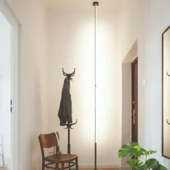 Lampade Da Terra-Selezionato da Mazzolaluce Lampada da terra nera led 3000k cavo allungabile sospesa